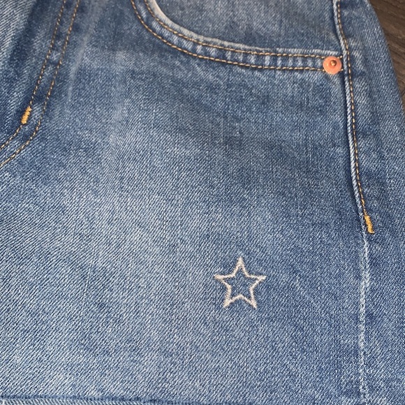 H&M x Coachella Daydreamer Star Denim Shorts Size 2 - Picture 9 of 16